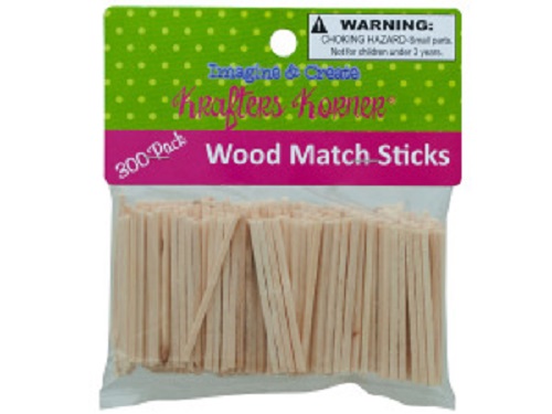 2'' inch Matchsticks 300 Pack