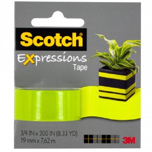 Scotch Lime Green Tape 3/4'' x 300''