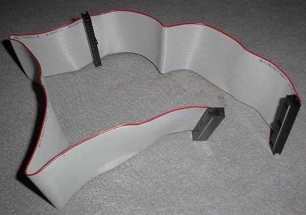 22'' Parallel ATA/PATA IDE 40-pin 40-wire Flat Ribbon Cable with 3 Connectors