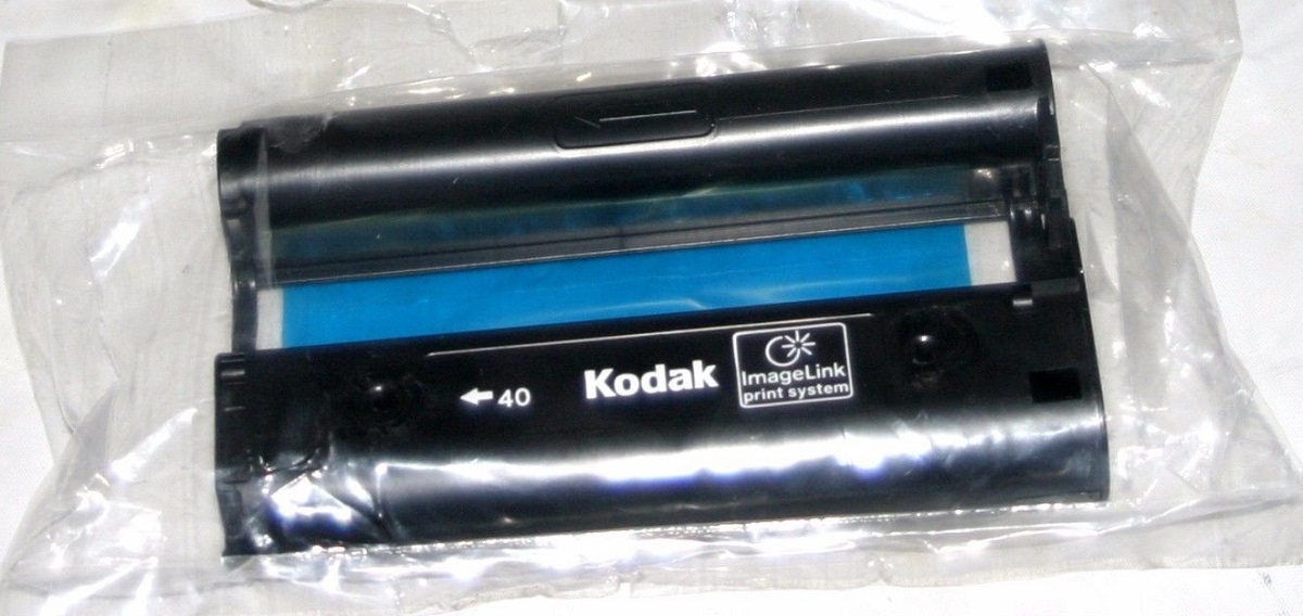 Kodak Easyshare PH-40 Color Ink Cartridge and 2 Paper Packs (40 Sheets)