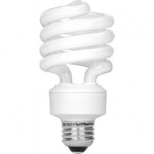 Compact Fluorescent Spiral Soft White Light Bulb 20 Watt (replaces 75W bulb)