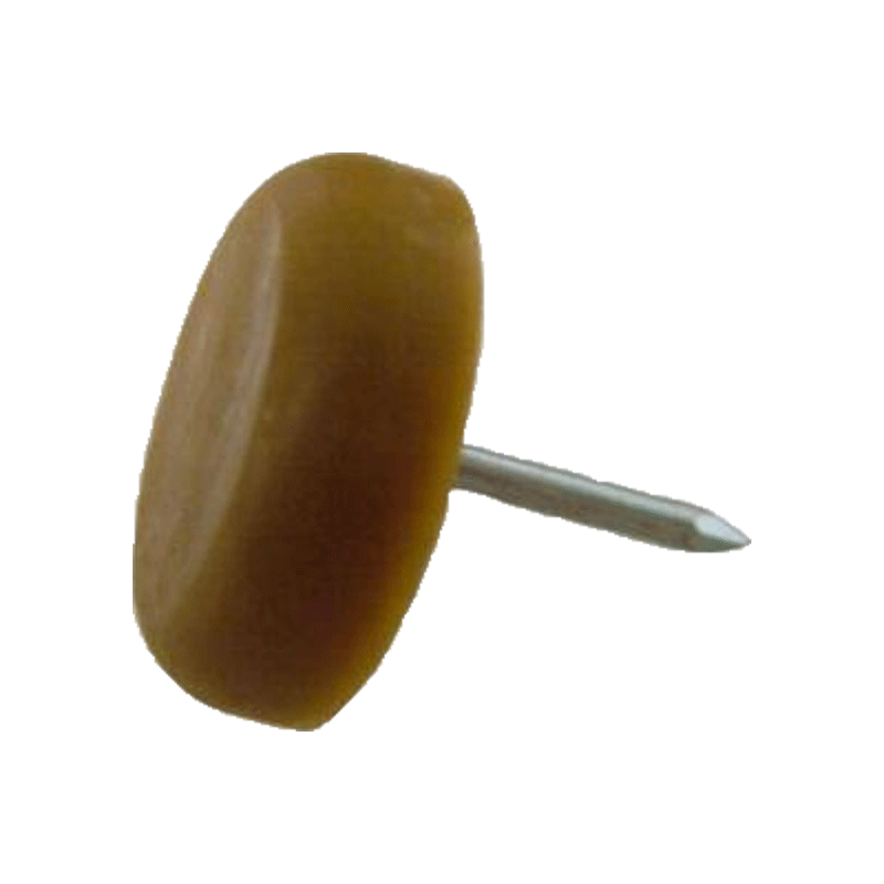 NAIL-ON | CHAIR GLIDES | BROWN - Furniture Components Ltd