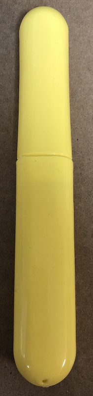 Toothbrush Travel Case/Holder (Yellow)