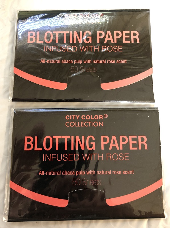 City Collection Blotting Paper Rose Scented (100 Sheets)