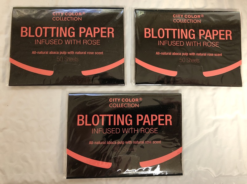 City Collection Blotting Paper Rose Scented (150 Sheets)