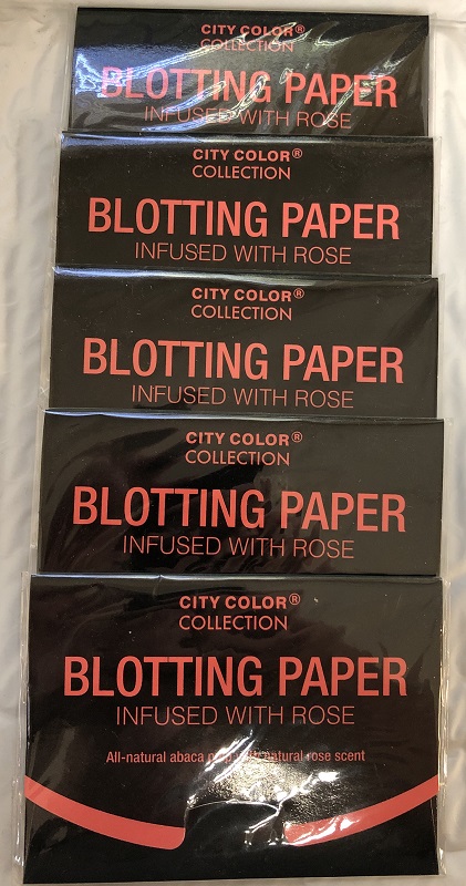 City Collection Blotting Paper Rose Scented (250 Sheets)