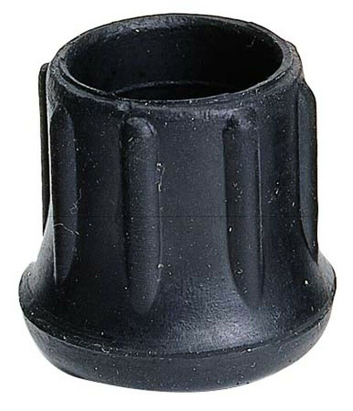 Four 1/2'' Heavy Duty Rubber Tips for Canes/Crutches/Walkers