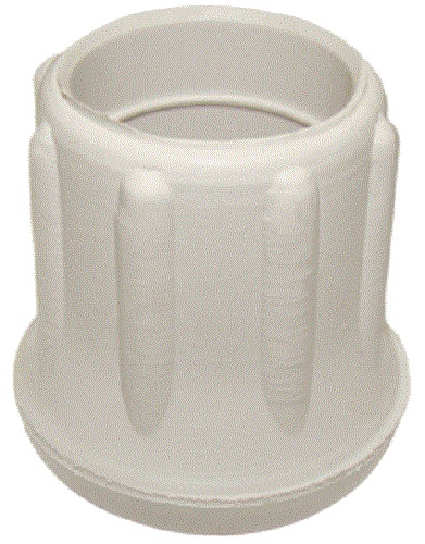 Reinforced 1-1/8'' Heavy Duty Rubber Tip for Canes/Crutches/Walkers