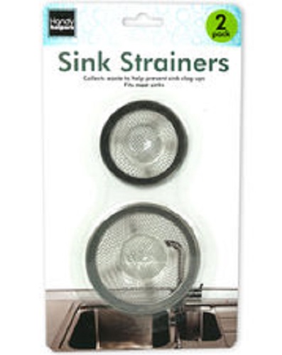 2 Pack Mesh Sink Strainers for Bathtubs and Sinks - Prevents Clogs!