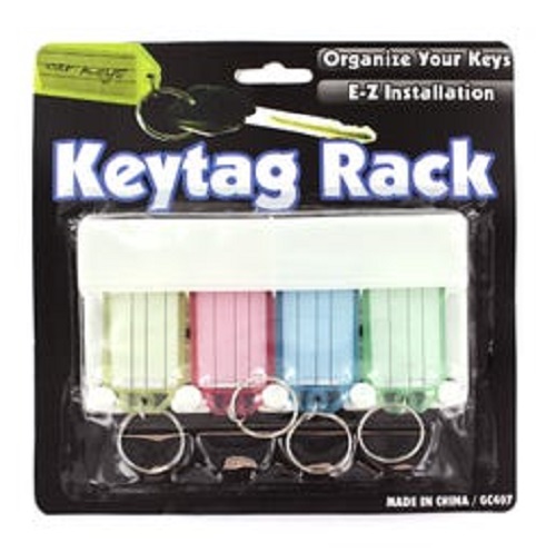 Keytag Rack - Never Lose Keys Again!