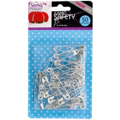 50 Count Jumbo Safety Pins