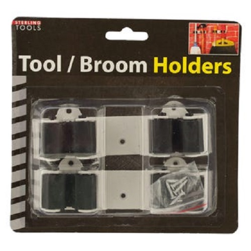 Wall Mount Tool and Broom Holders (set of 2)