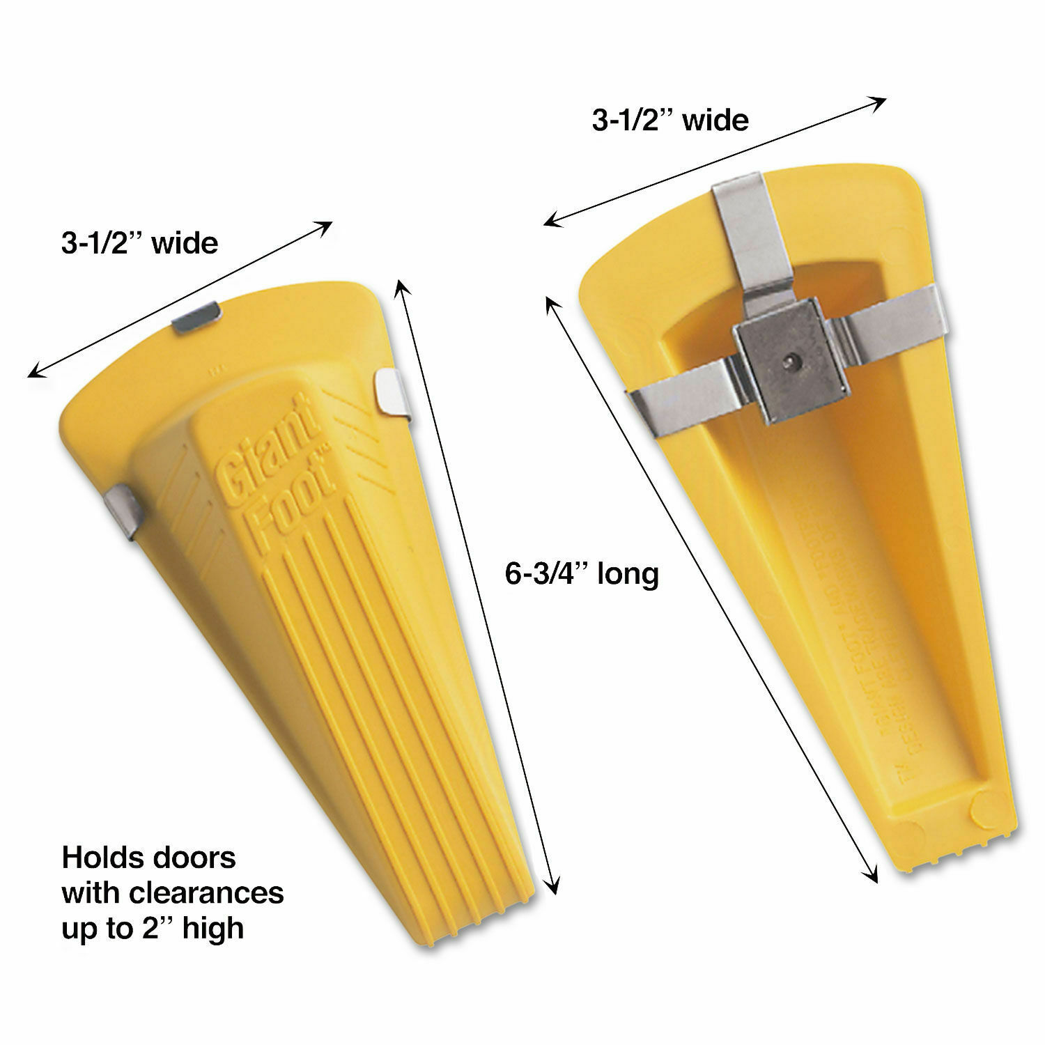 Giant Foot Magnetic Doorstop No-Slip Rubber Wedge