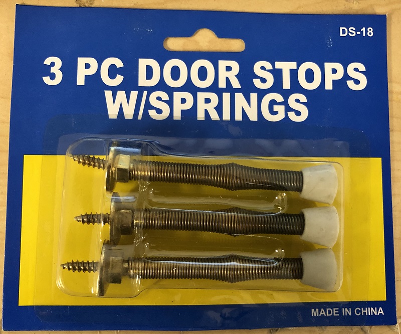 3 Pack 3'' Inch Spring Doorstops