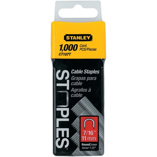 Stanley CT107T 7/16'' Cable Staples (1000 ct Pack)