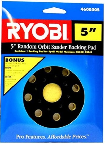 Ryobi 5'' Random Orbit Sander Backing Pad 4600505