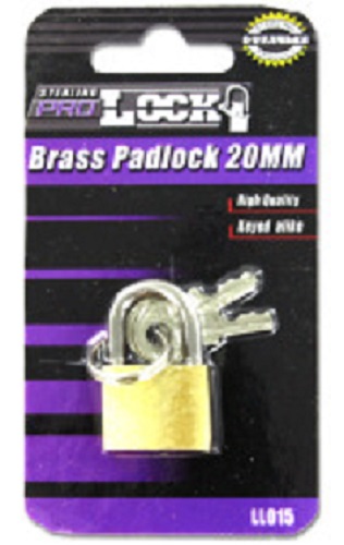 20 MM Brass Padlock with Keys
