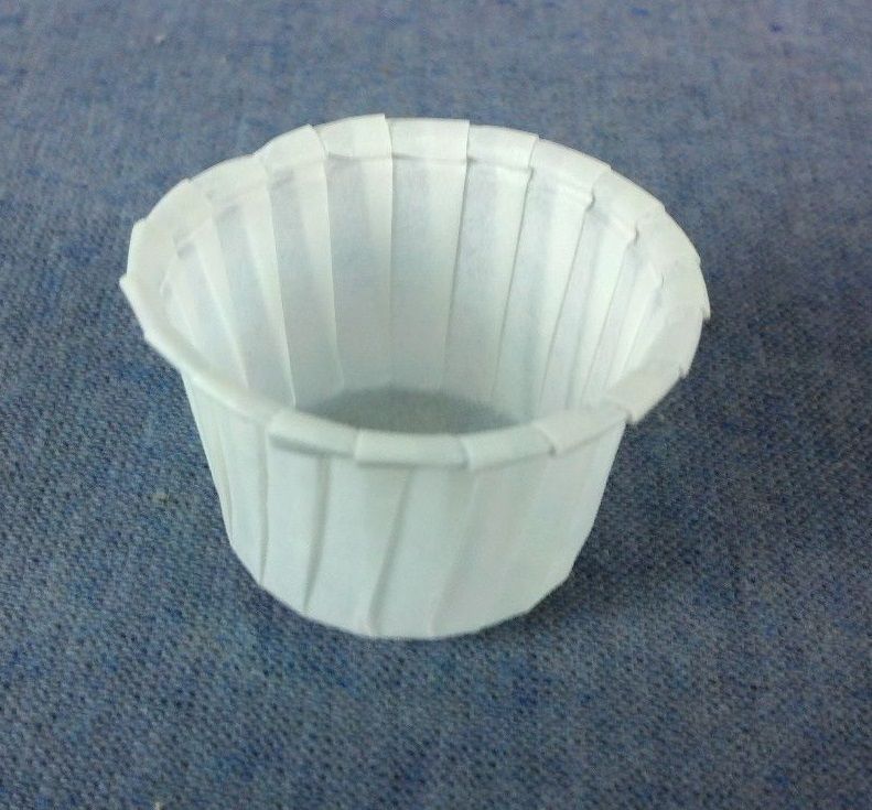 250 Ct Box 1 Ounce Disposable Paper Portion Sample Souffle Cups