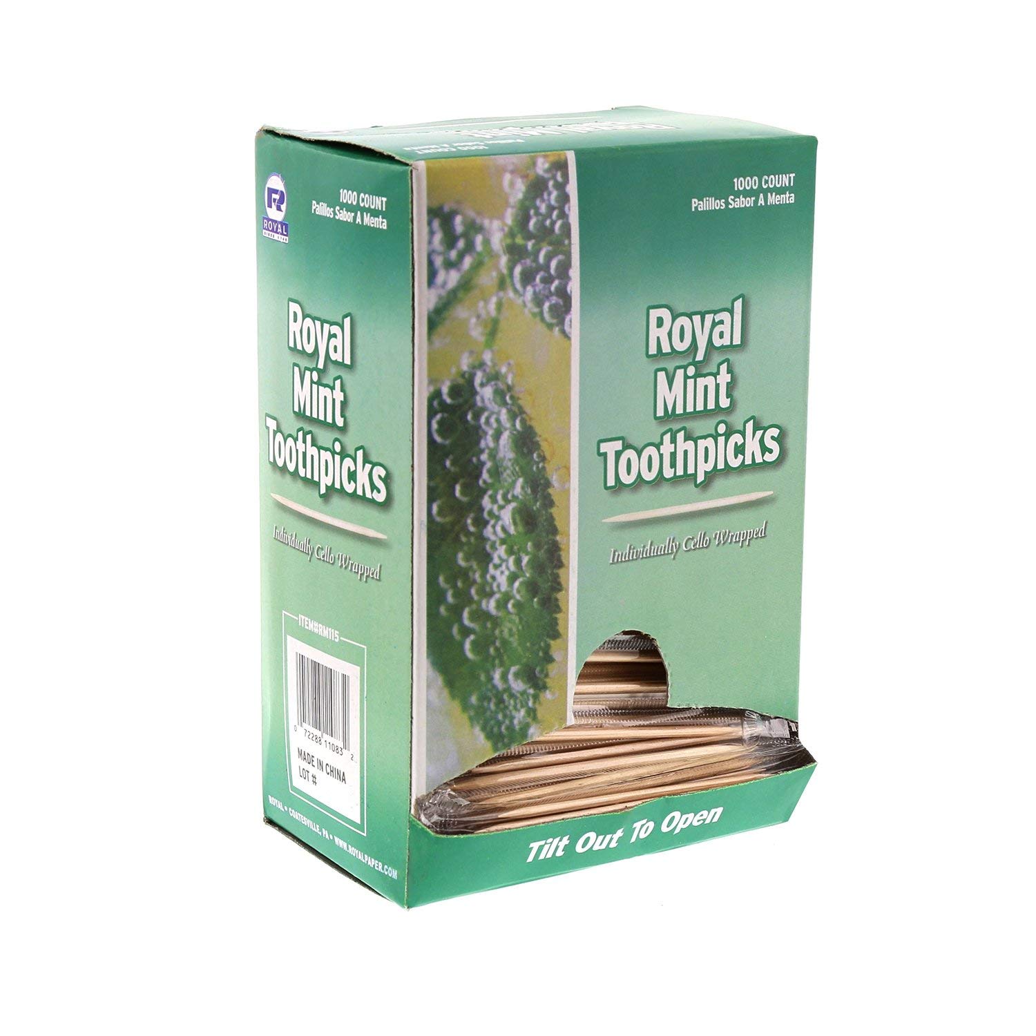 3000 Royal Mint Toothpicks (3x 1000 Ct Boxes)