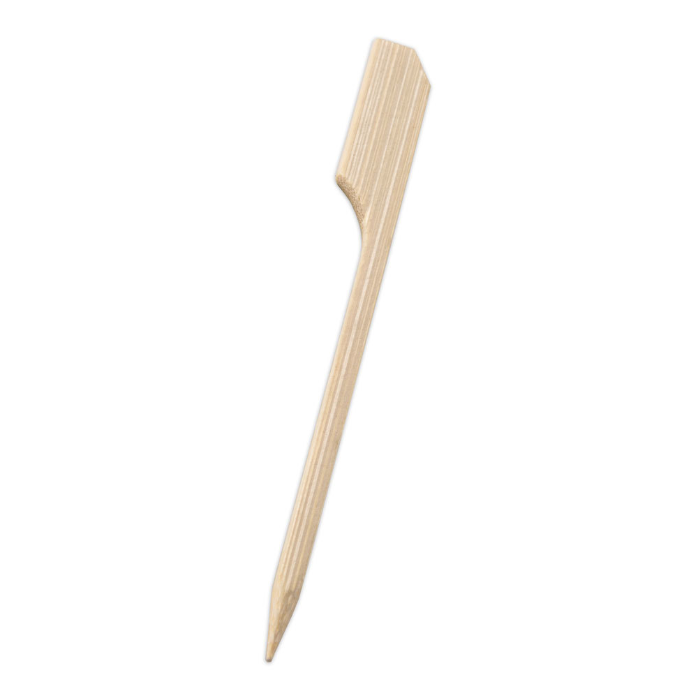 100 3.5'' Bamboo Paddle Picks Toothpicks Skewers