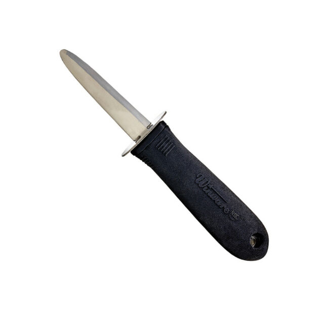 Stainless Steel Oyster/Clam Knife with Soft Grip Handle