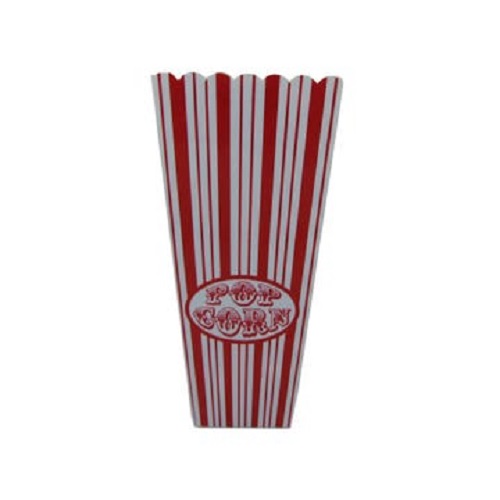 35 oz Red Striped Popcorn Bucket