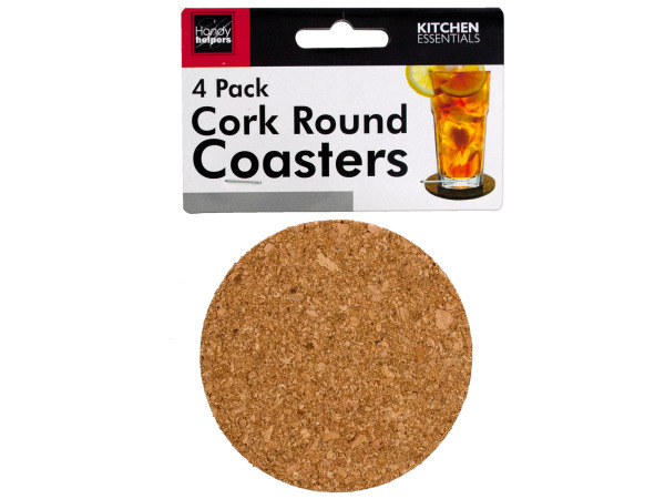 Round Cork Coasters 3.5 inch (Set of 40)