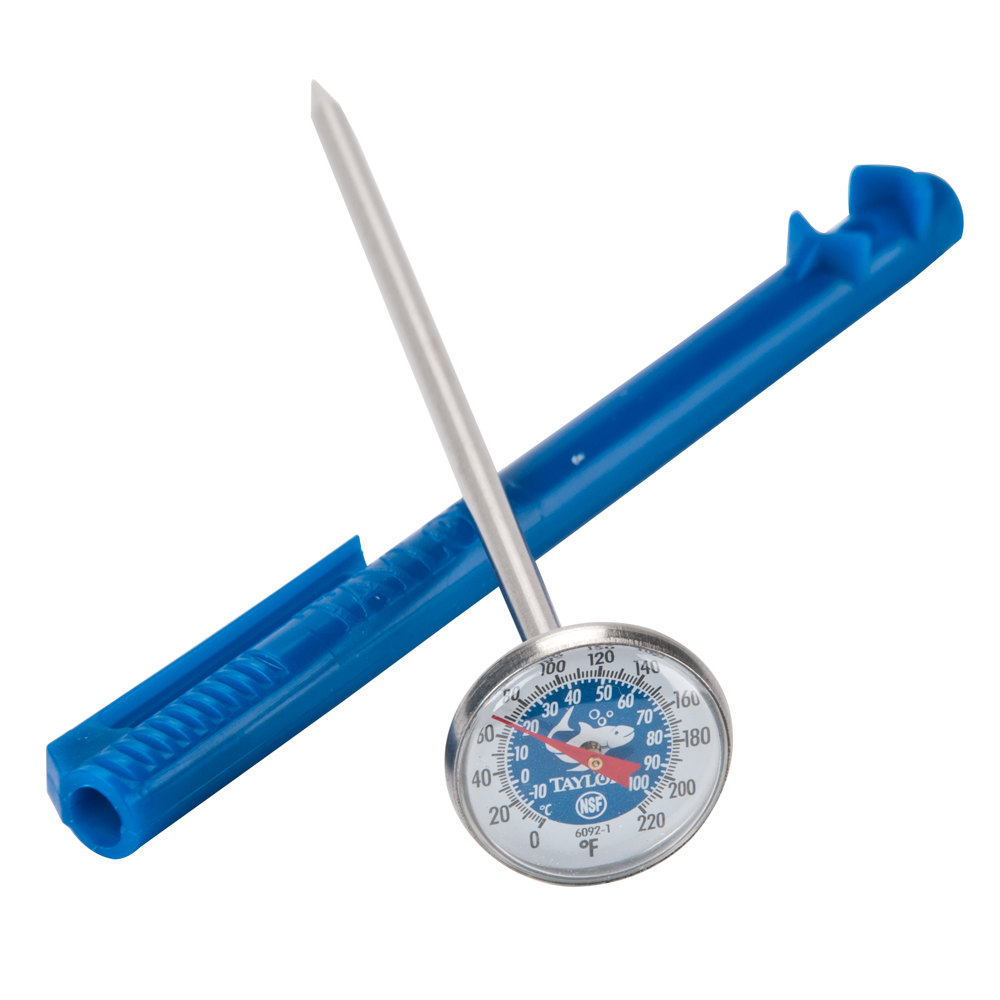 Taylor Color-Coded Thermometer Blue/Fish