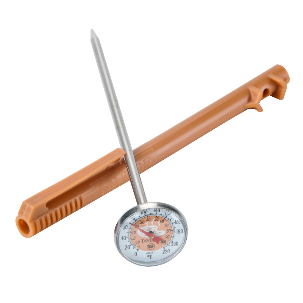 Taylor Color-Coded Thermometer Brown/Cooked Meat