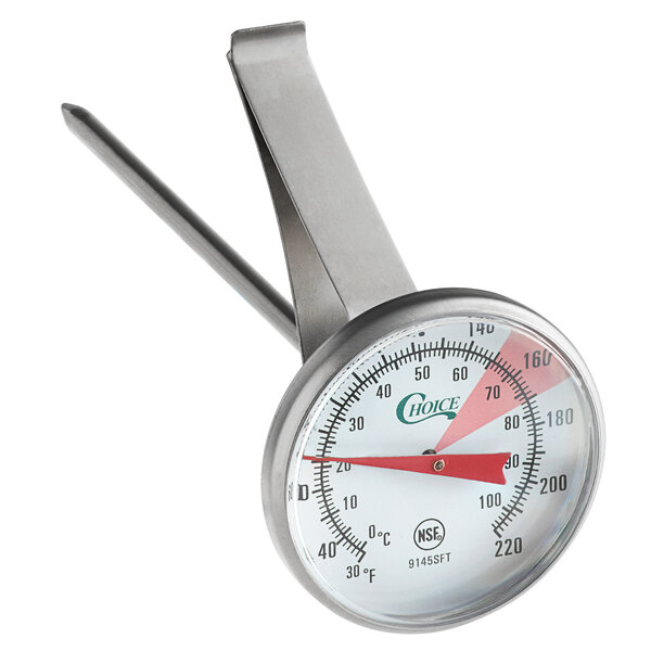 5'' Hot Beverage/Milk Frothing Thermometer - 30 to 220 Degrees Fahrenheit