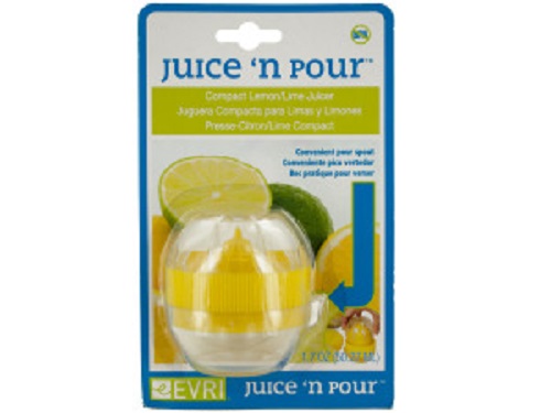 Juice 'N Pour Compact Lemon and Lime Juicer