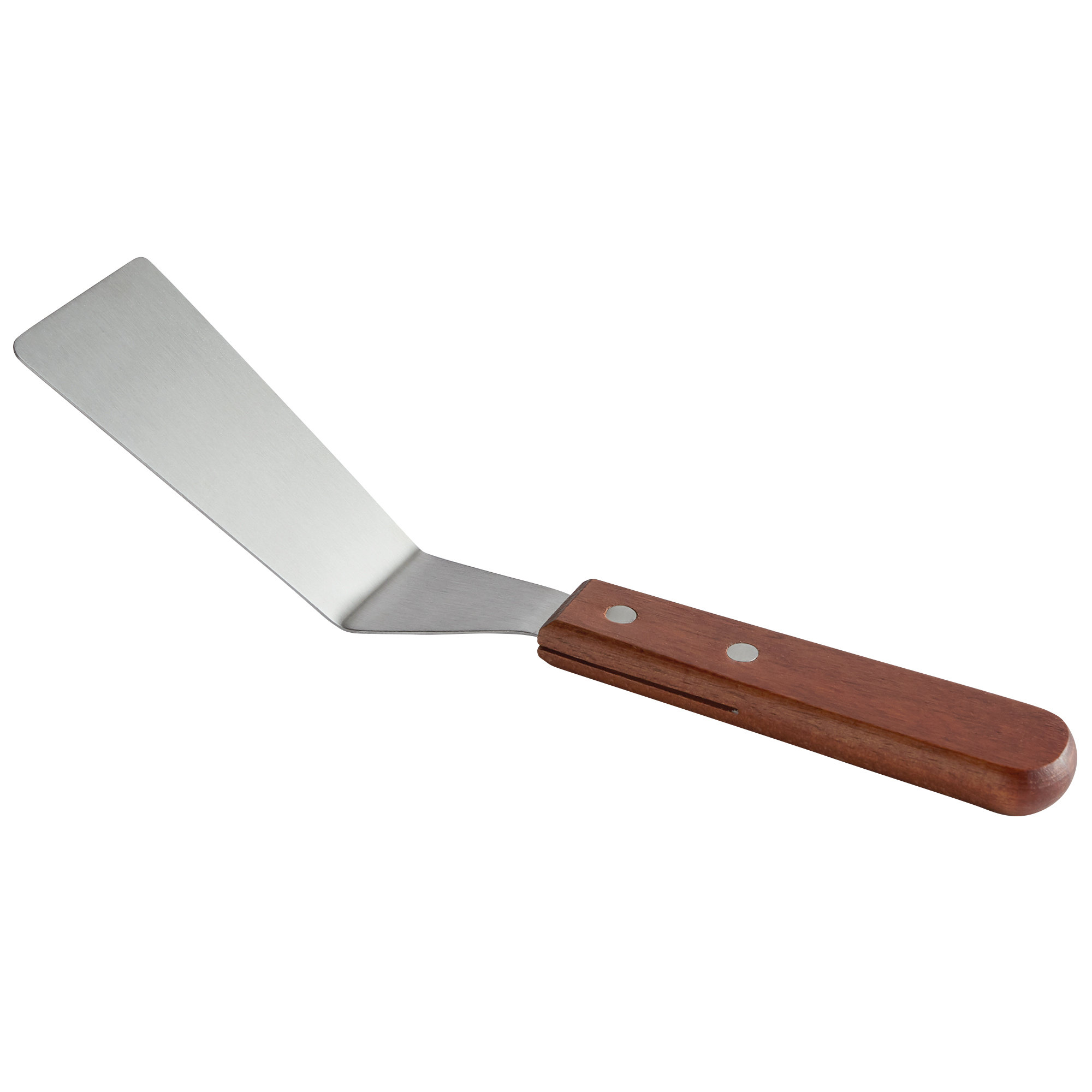 3'' x 5'' Square Pizza Server and Turner with Wood Handle