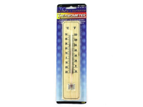 Indoor/Outdoor Wood Thermometer
