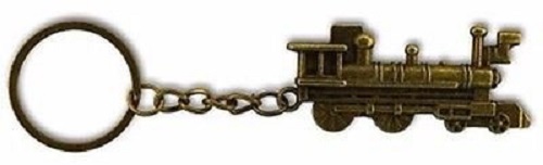 Die-cast Locomotive Key Chain Keychain