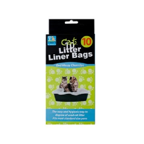 Cat Litter Box Liner Bags - Pack of 10