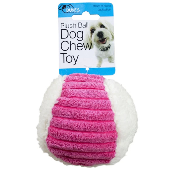 Plush Ball Dog Chew Toy