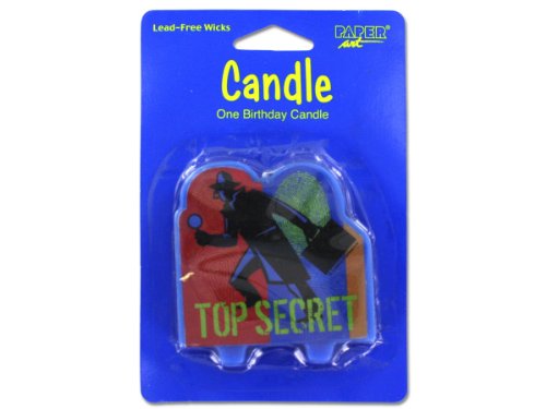Top Secret Birthday Candle
