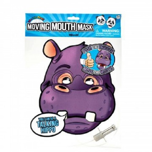 Moving Mouth Animal Mask (Hippopotamus)
