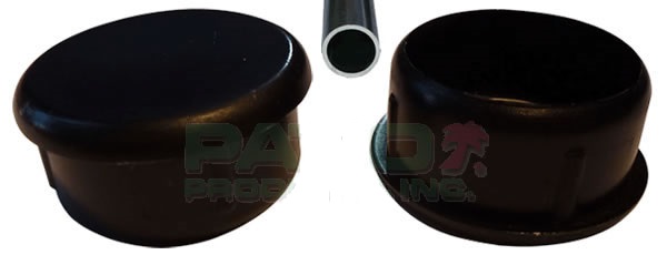 4 Round Glide Cap Inserts for 1-1/4'' O.D. Patio Furniture Legs/Tubes