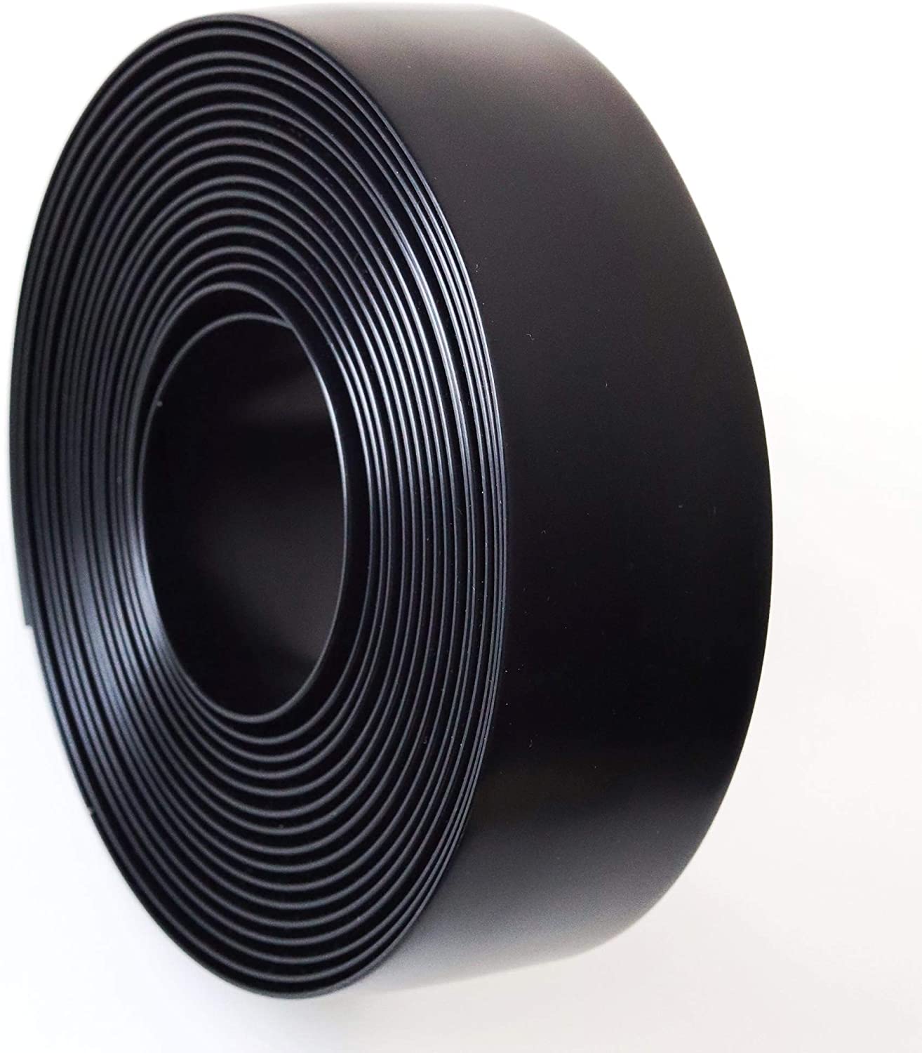 1''x225' Black Vinyl Patio Furniture Strapping Roll