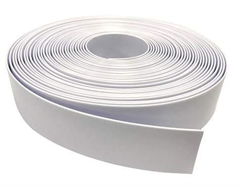 1''x225' White Vinyl Patio Furniture Strapping Roll