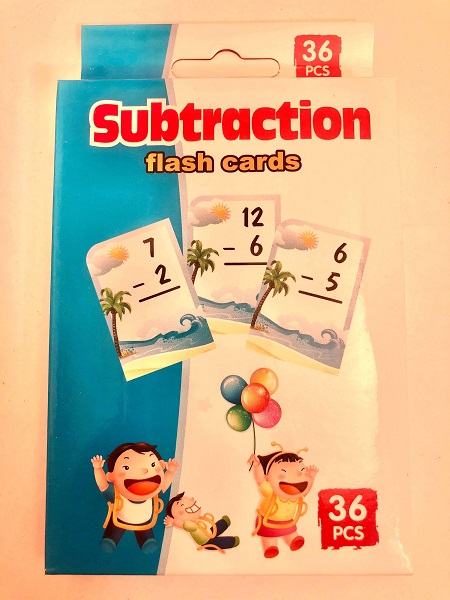 Jumbo Flash Cards (subtraction)