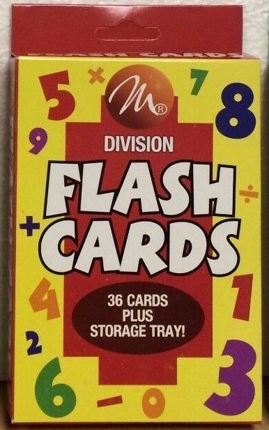Jumbo Double-Sided Flash Cards (division)