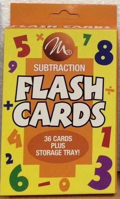 Jumbo Double-Sided Flash Cards (subtraction)