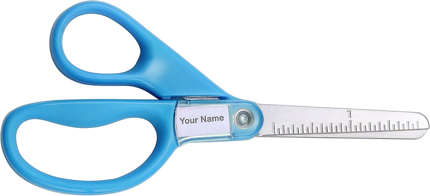 Stanley Guppy 5-Inch Blunt Tip Kids Scissors (Blue)