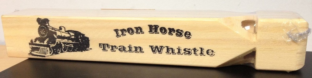 Iron Horse Wooden Toy Train Whistle