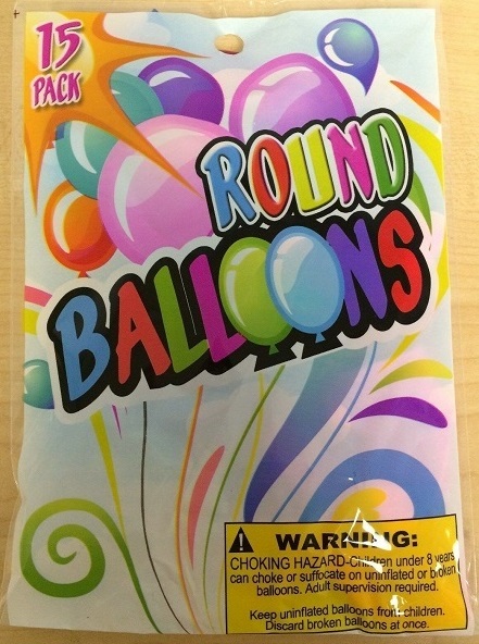 Round Balloons (15 Pack)