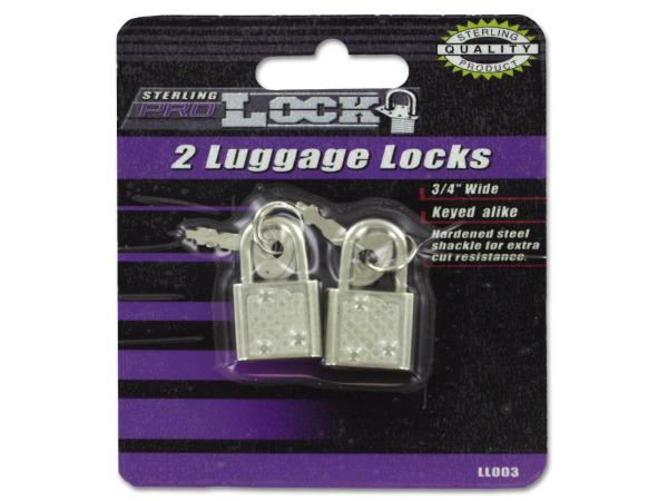 Luggage Locks with Keys (Set of 2)